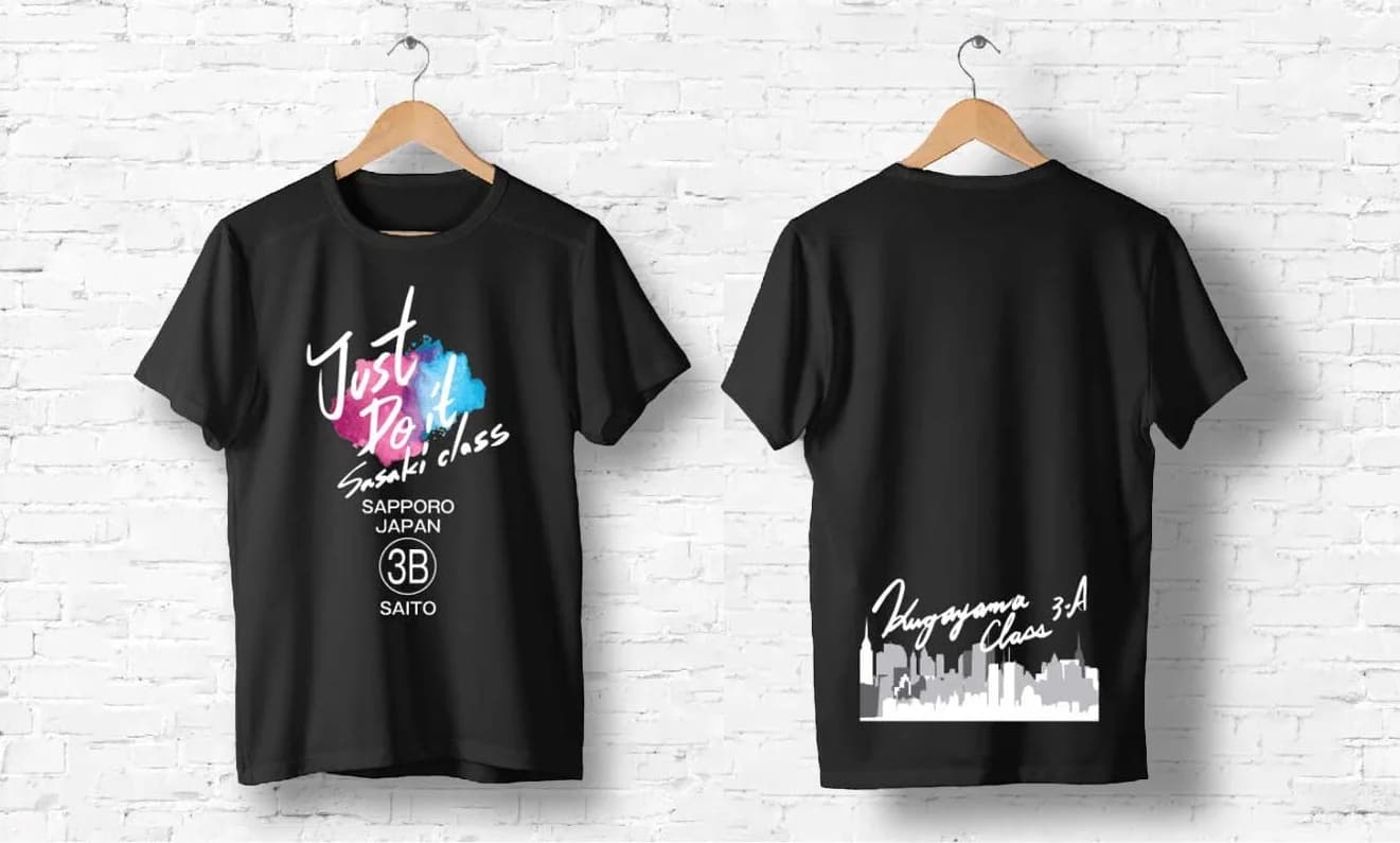 名入れのオリジナルTシャツ